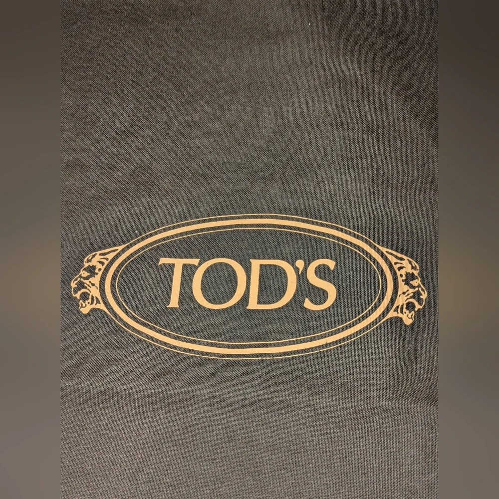Tods Dust Bag Storage Cover 26” X 27” Made In Italy Drawstring Brown Cotton VGUC